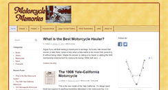 Desktop Screenshot of motorcycle-memories.com